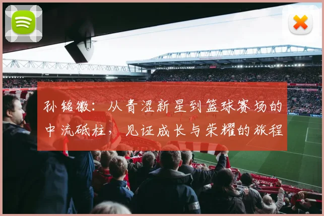 孙铭徽：从青涩新星到篮球赛场的中流砥柱，见证成长与荣耀的旅程